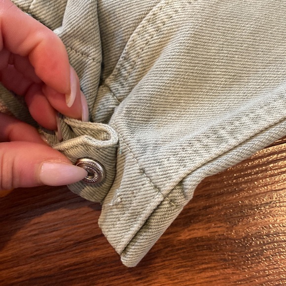 Blue Revival size24 olive green cargo style denim - Picture 14 of 16